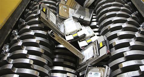 Hard Drive Shredding .